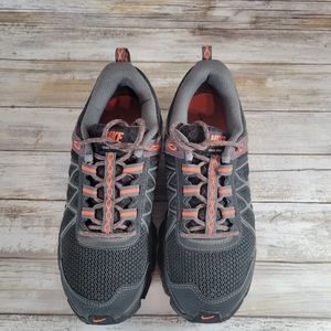 Nike Womens Trail Ridge 2 Gray Coral Running Hiking Shoes Size 8